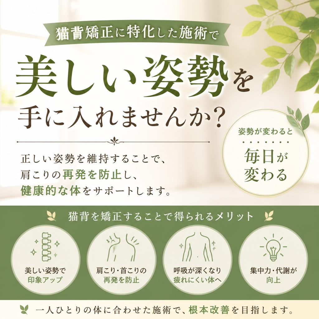 美しい姿勢をサポート