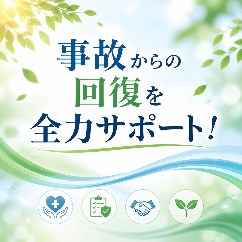 事故からの回復を全力サポート！