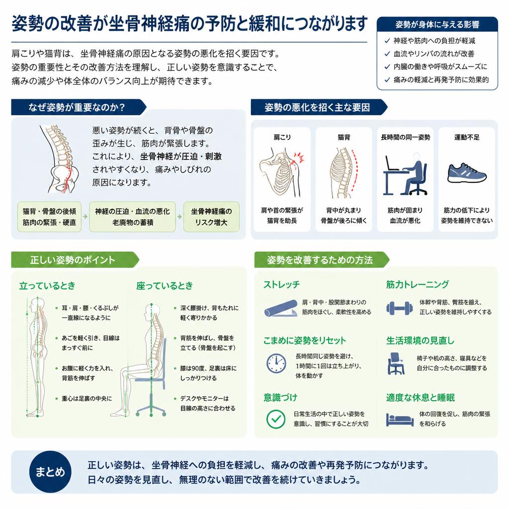 正しい姿勢が健康を守る