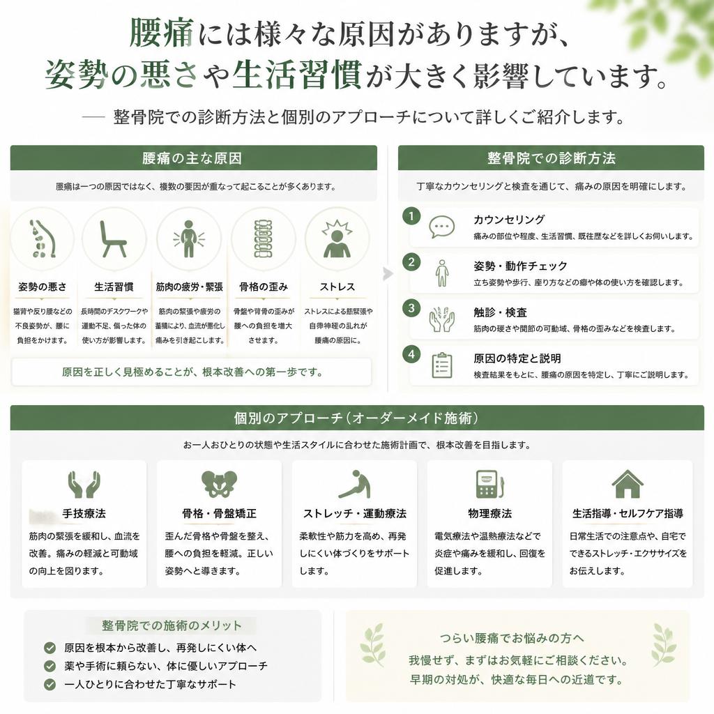 2. 腰痛の根本的な原因とは？
