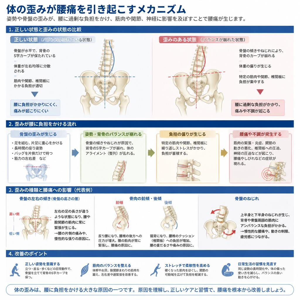 体の歪みを整えるとは？