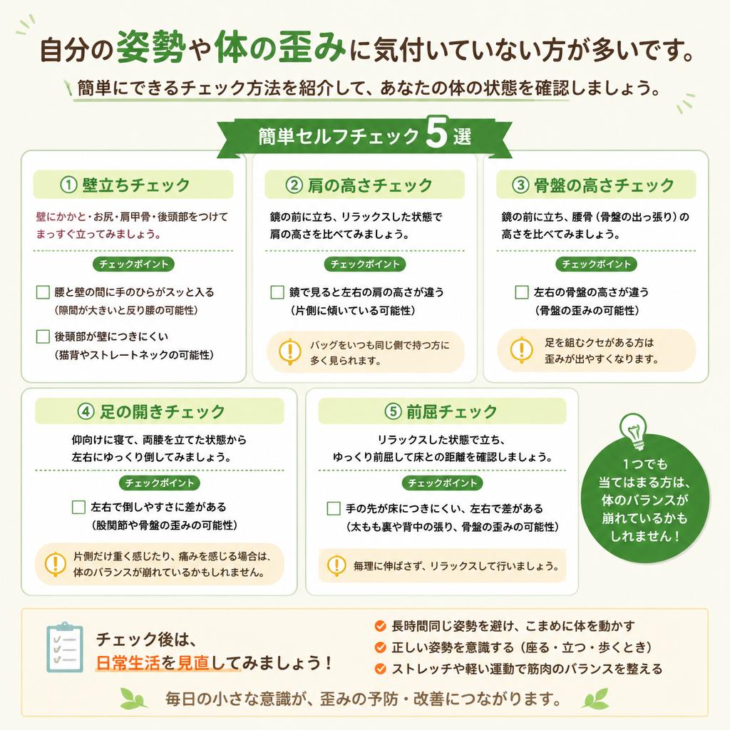 あなたの体は大丈夫？